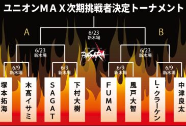 ユニオンMAX次期挑戦者決定トーナメント開催